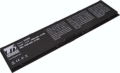 T6 Power Akku für Dell Latitude E7440, E7450, 5800mAh, 43Wh, 4cell, Li-pol