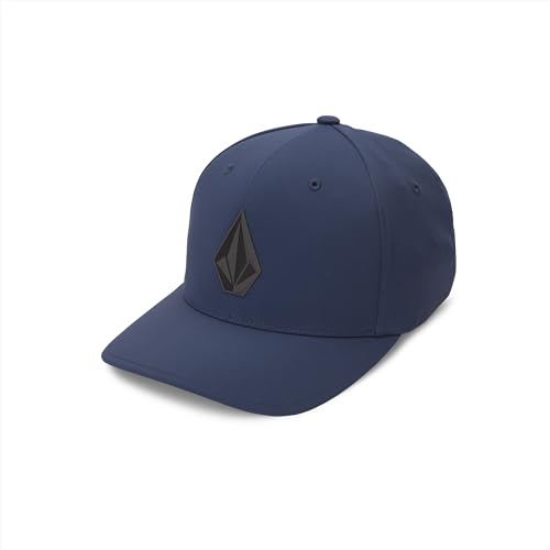 Volcom Herren Stone Tech Delta Wasserabweisende Mütze Baseballkappe, Marineblau 1, Large