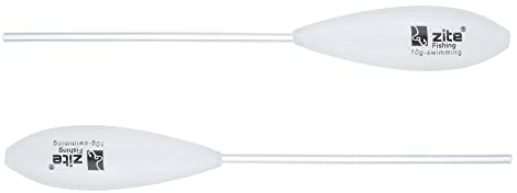 Zite Fishing Sbirolino-Posen im Doppelpack | Sbirulino 10g Schwimmend 2 STK | Schlepp-Pose für Forellenangeln mit Teig & Trout Spoon | Aerodynamisches Design für hohe Wurfweiten