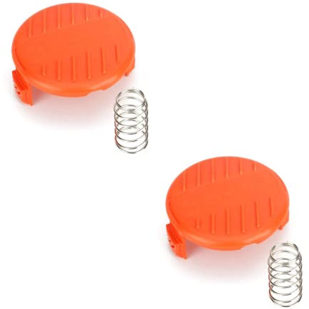 MOECSHSY RC-100-P Trimmer Spool Cover Cap,Durable Spool Cap for BLACK+DECKER Compatible with GL280-1825 Spool Cover Caps Replacement 2 PCS