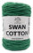 Cordino SWAN COTTON (7015 - Verde) , filato per borse, cappelli, cestini, sottopiatti, pochette composizione 70% cotone riciclato 30% poliestere, Bobina 250 Grammi 250 metri