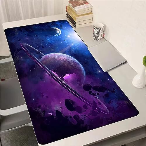 Tappetino per Mouse da Gaming XXL 1200x600x3mm Grande Tappetino per Mouse con Superficie Liscia migliora la precisione Lavabile Adatto per Computer e PC (Universo Cielo Stellato)