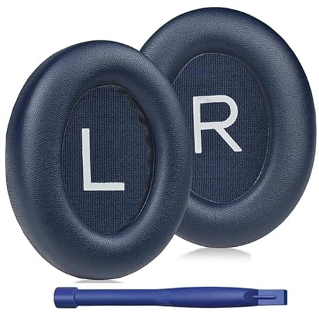 HATOFES Earpads Cushions for Bose 700 Noise Cancelling Headphones (NC700) - Ear Pads Replacement with Softer PU Leather, Luxurious Memory Foam, Added Thickness Ear Cushions (1 Pair Blue Earpads)