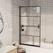 Pare-baignoire, Pare Baignoire Paroi de Douche Baignoire Cabine de douche ESG 80x140 cm Noir