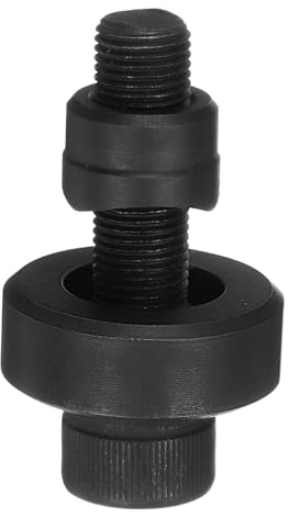 QUARKZMAN Perforadora de Chapa de Acero con Punzón de Agujero de 16 mm de Acero de Rodamiento para Corte Preciso Manual En Placas de Metal Fregadero Acero Inoxidable Negro