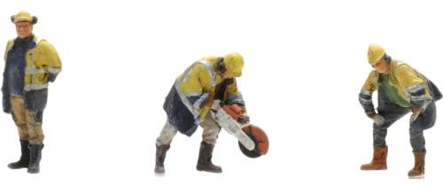 5870039 H0 Travail de voie avec scie circulaire à partir de 1990 (3X)