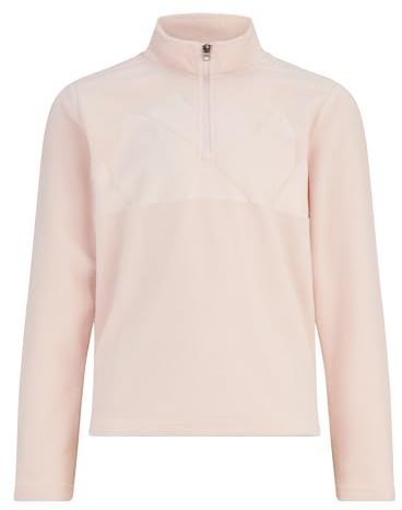 Ziener Kinder JONKI Skipullover, Skirolli, Funktions-Shirt | atmungsaktiv, Fleece, warm, Rose Quartz, 164