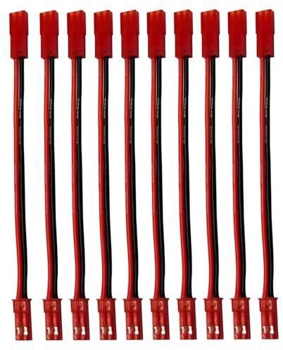 10 Stück RC Modell JST 2-poliger Stecker auf Buchse Stecker Verlängerungskabelbaum für Batterie RC Modellteile