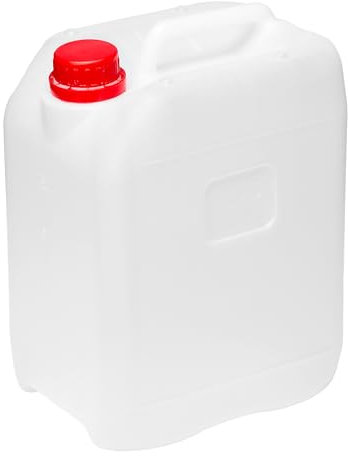 Garronda Garrafa Agua sin BPA Bidon 5 litros Seguro para Alimentos Depósito de Agua Camping Accesorios Garrafas Deposito Camper Blanco GD-0082