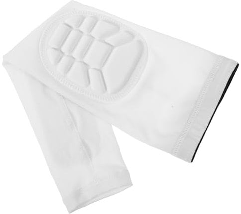 SUPVOX Elbow Pads Arm Sleeves Knee Brace Baseball Youth Elbow Pad Basketball Shooter Sleeves Sports Arm Sleeve Compression Sleeves for Women Compression Arm Sleeve Spandex White
