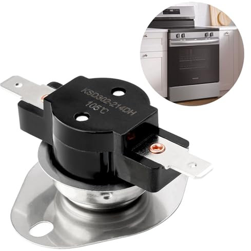 318578506 Oven Thermostat fit for Frigidaire Oven Parts & Accessories,Range Oven Cooling Fan Thermostat Replacement,Compatible with Frigidaire,Kenmore,Electrolux Range