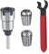 1/4 Zoll Shank Router Bit Collet Extension Set Chuck Converter Adapter Wrsch Spaner für Holzbearbeitung 4pcs Router Bit Collet Extension