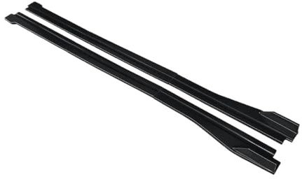 GTGJFJKW Auto Alettoni per Fiat per Ottimo 2014 2015 2016 2017 Minigonne Laterali per Auto Estensioni Paraurti Spoiler per Porte Ali Diffusore ABS(Nero Opaco)