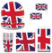 Union Jack Party Tableware Set – Tablecover, 16 Cups, 16 Round Plates, 16 Napkins & 30 Flag Picks for VE Day 80th Anniversary, Royal, Olympic, Eurovision & British Events