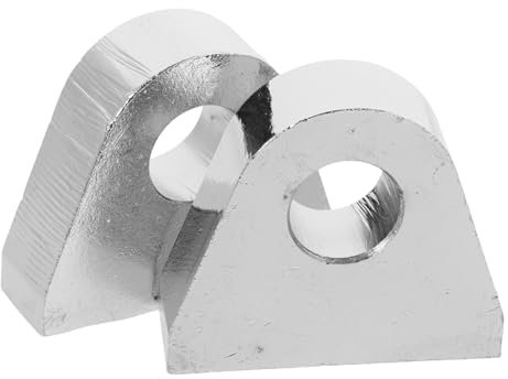 Vaguelly 2pcs Heavy Duty Car Trailer Hitch Clamp U-shaped Weld Shackle Mount for Off-road Vehicles