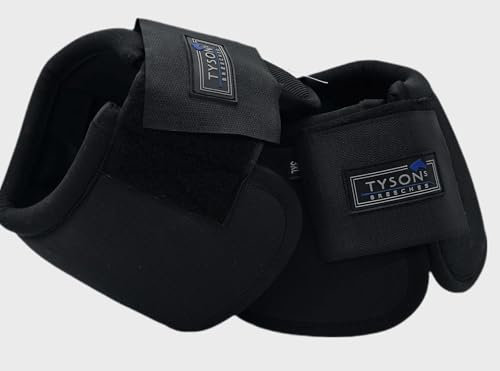 Tysons Breeches Hufglocken Spring Glocken Kaltblut Perscheron Noriker XL XXL XXXL Schwarz Braun Drehschutz ergonomisch 1600 Poly Neopren Übergröße (Schwarz, X Full)