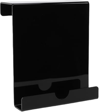 Fockety Porta Libri per Tapis Roulant, Supporto per Lettura per Cyclette Tapis Roulant Porta Libri in Acrilico Porta Lettura per Tapis Roulant Porta Tablet per Tapis Roulant per Esercizi (BLACK)