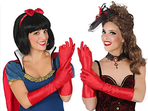 ATOSA guantes rojos 42 cm para disfraz de carnaval o cabaret