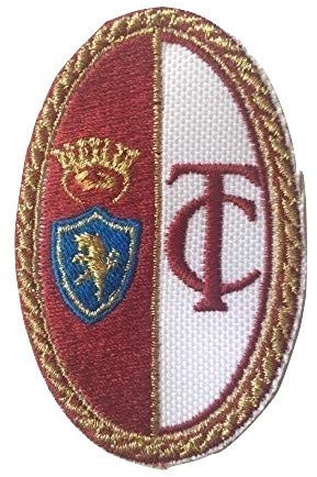 MAREL Patch Stemma Torino Calcio Vintage cm 4,8 x 7,5 Ricamata Ricamo Replica -559