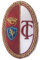 MAREL Patch Stemma Torino Calcio Vintage cm 4,8 x 7,5 Ricamata Ricamo Replica -559