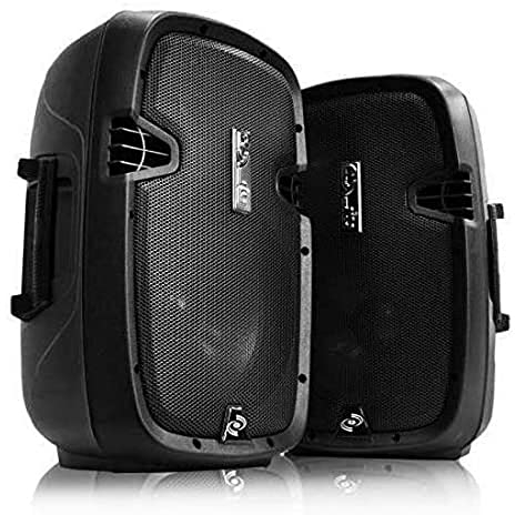 PYLE Audio INC Système d'enceintes de sonorisation Portable sans Fil - Enceintes DJ Actives et passives compatibles Bluetooth - 1000 Watts - EUPPHP1049KT