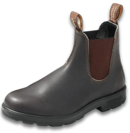 Blundstone Unisex 500 Stout Brown Leather (500 Series) Chelsea Boots, 5.5 UK (38 EU)