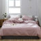 GETIYA Einfarbig Bettwäsche 135x200 Rosa Altrosa Bettwäsche 100% Baumwolle Bettwäsche Mädchen Damen Deckenbezug mit Reißverschluss und 1 Kissenbezug 80x80cm Einzelbett Bettwäsche