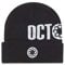 Octopus Original Milano Logo Fold Beanie Mütze, Schwarz , One size
