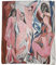 GFM® Seidenmischung Malkunst basierter Schal (VSLK-Picasso-Les Demoiselles)