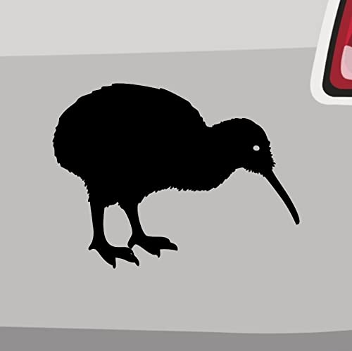 Stickerfreaks ORACAL Kiwi Aufkleber - 6 Größen, 21 Farben - Schnepfenstrauß Vogel Neuseeland Australien - Schwarz - Vinyl - Matt - Auto, Fenster, Metall, PVC, Holz - DIY-Enthusiasten ab 12 Jahren