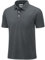 MAGCOMSEN Men's Polo Shirts Quick Dry Tennis Shirts Work Casual Polo Shirts with 3 Buttons Grey