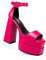 LAMODA Just COZ, Sandalia de tacón Mujer, Fucsia PU, 38 EU