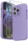 SURPHY Compatible with iPhone 14 Pro Max Case with Screen Protector, Liquid Silicone Protection for Each Lens Shockproof Thickened Rubber for iPhone 14 Pro Max 6.7 inch 2022, Light Purple