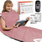 LifePro Sauna Blanket for Detoxification - Portable Far Infrared Sauna for Home Detox Calm Your Body and Mind (Regular Pink)