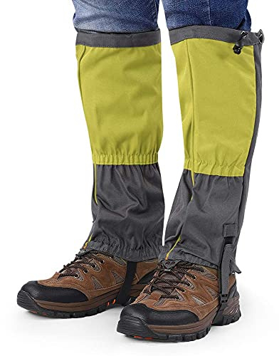 Ejoyous Wandern Gamaschen, 1 Paar wasserdichte Legging Outdoor Schnee Bein Gamaschen Kletterschuhe Abdeckung Einstellbare Wandern Klettern Jagd Radfahren