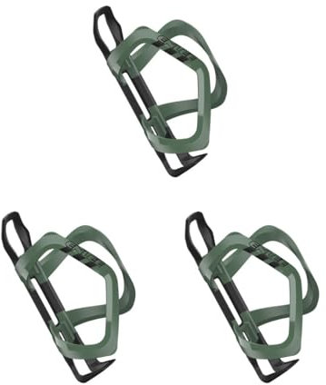 3 Set MTB Mountain Road Bike Wasserflasche Käfig Fahrrad Getränkehalter Grün 8 x 14,8 x 7 cm