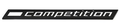 zlj6688 3D Competition Logo Auto Aufkleber Emblem Abzeichen Kofferraum Aufkleber Thunder Edition Kompatibel mit M1 M2 M3 M4 M5 M6 M7 M8 X3M X4M X5M X6M Aufkleber (Color : M Competition)