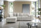 Abakus Direct Left Hand Facing Large Corner Sofa - Jumbo Cord L Shaped Sofas for Living Room with Deep Filled Cushioning | Contemporary Large Chaise Lounge Sofa in White | W272xD164xH90