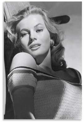 REDCHAMBER Miss Sweden Winners Anita Ekberg Retro-Poster, Druck, Fotokunst, Malerei, Leinwand, Poster, Zuhause, moderne Dekoration, Poster, 20 x 30 cm