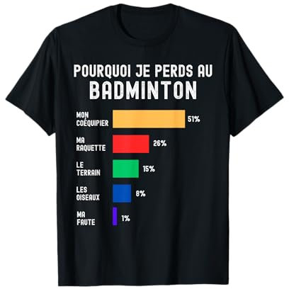 Badminton Trikot I can not I badminton geschenkidee bad T-Shirt