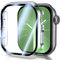 UM UNIQUEME für Apple Watch Series 10 46mm Hülle - 2 Stück, 360° Ultradünne PC Hard Schutzhülle, Kratzfest & Voller Schutz, Displayschutz für iWatch 46mm - Transparent