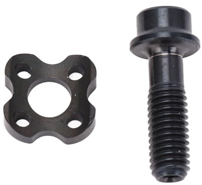 Drfeify Bike Screw and Gasket, Ti Alloy Front Derailleur Fixing Screw and Washer Cycling Accessory