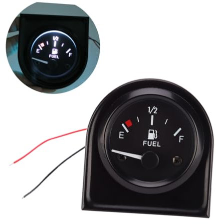 JECOMPRIS Fuel Tank Gauge Led Display Accurate Oil Level Monitor for Boats Autos