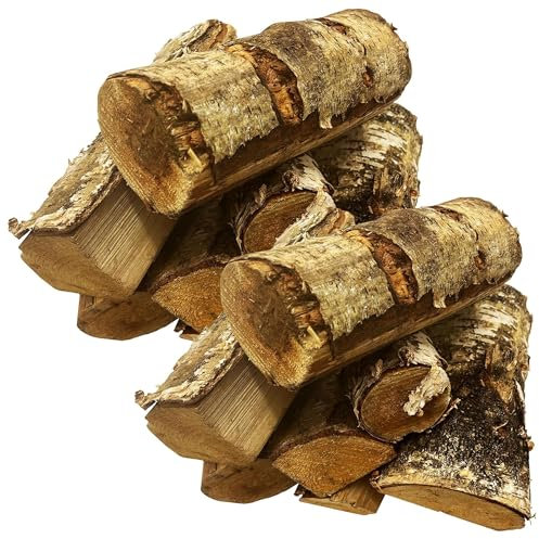 Easy To Light Ready To Burn 22 Litre Dried Firewood Logs For Open Fires Stoves & Coals (1 Bag (22 Litres))
