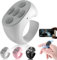Générique Télécommande Bluetooth Anneau de Défilement Bout des Doigts, Contrôleur Annulaire pour Smartphone et Caméra, Blanc