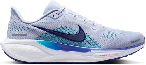 Nike Herren Air Zoom Pegasus 41 Straßen-Laufschuh, Ghost/Football Grey/Deep Night/Blue Void, 42.5 EU