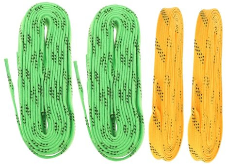 TOYANDONA 4 Stück Hockey Schnürsenkel Wachs Schnürsenkel Für Hockey Schlittschuhe Snowboard Gewachste Schlittschuh Gewachste