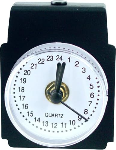 Berger & Schröter | Wilduhr 24h Anzeige analog, Quartz Schwarzwildtimer, schlagfest, batteriebetrieben