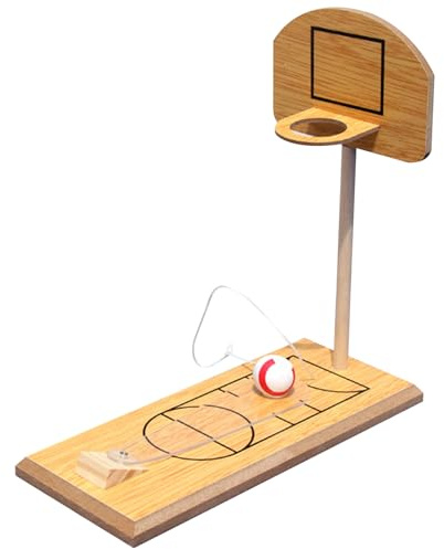 Joygoodta Desktop-Basketballspiel für Kinder, Holz-Eltern-Kind-Basketball-Tischspiel, Dekompression, lustiger tragbarer Tisch für Kinder ab 3 Jahren