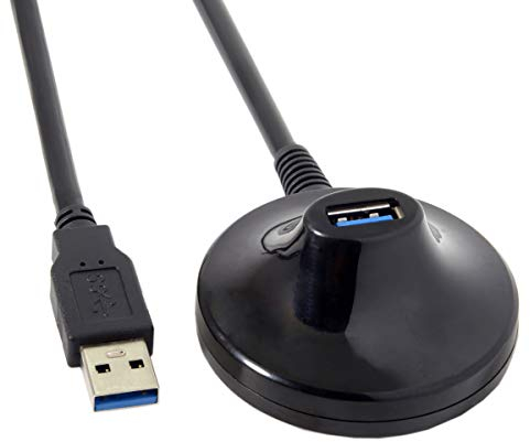 xiwai - Cavo di prolunga per docking station USB 3.0 da maschio a femmina, 5 Gbps, per telefono e computer portatile, 0,8 m